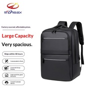 Sac à dos professionnel minimaliste de style nouveau transfrontalier, multifonctionnel, pour ordinateur portable, unisexe, grande capacité, avec chargement USB, étanche