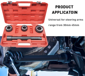 4 Pcs Outil Auto Extracteur d'Arbre Extracteur de Tige de Piste Outil de Retrait de Joint Axial Installateur Kit de Réparation d'Articulation de Direction - Product Image 6