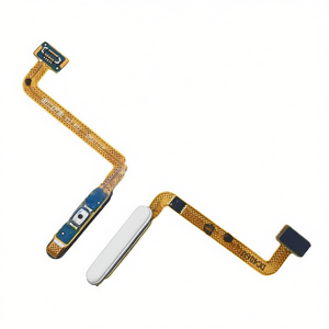 Cable flexible del botón de encendido con lector de huellas dactilares para Samsung Galaxy A23 4G 2022 A235F Blanco - Product Image 2