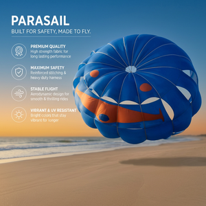 Carpa de Paracaídas Colorida 'AMOS' de una Sola Capa con Estampado, 2x3m, Tela de Nailon Impermeable >3000mm, Diseño Plegable, Uso Deportivo para las Cuatro Estaciones - Product Image 2