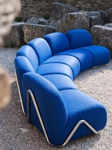 Canapé d'angle moderne ATUNUS, style libanais, design <span class=keywords><strong>Tacchini</strong></span> Victoria, canapé d'angle, canapé bleu, meubles de maison - Product Image 4