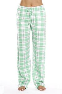 Pantalon long décontracté classique à carreaux pour femme, printemps-automne, anti-plis, en polyester/coton, avec cordon de serrage - Product Image 6