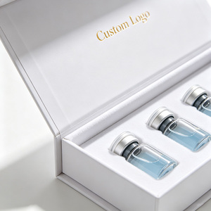 Caja Rígida de Cartón de Lujo Personalizada con Logotipo en Lámina Dorada para Frascos de Vidrio de 3ml/5ml/10ml, Empaque Cosmético con Bandeja Interior de EVA - Product Image 1