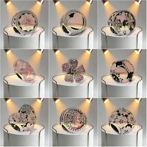 Pulsera de Plata Pura 925 - Daisy, Magnolia, Esmalte, Magnolia Blanca, Pulsera de <span class=keywords><strong>Mariposa</strong></span> - Pulsera de Cuentas DIY - Product Image 4