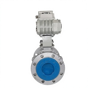 Válvula de Bola Motorizada DN100 de 2 Vías y 4 Pulgadas, Válvula Eléctrica Inteligente OEM para Alta Temperatura - Product Image 2