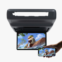 Écran TV rabattable pour voiture Android 14.0 de haute qualité, 15,6 pouces, 8 cœurs, écran IPS HD, double moteur, commande vocale et tactile, pour Toyota Sienna