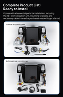 Reproductor Android de 12.1 Pulgadas para TOYOTA Fortuner 2008-2016, Estilo Tesla, Pantalla Vertical, Radio para Auto Android, BT, FM, AM, Carplay, USB