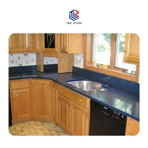 TMZ OEM/ODM Dalles de quartz bleu de haute qualité pour comptoirs de cuisine