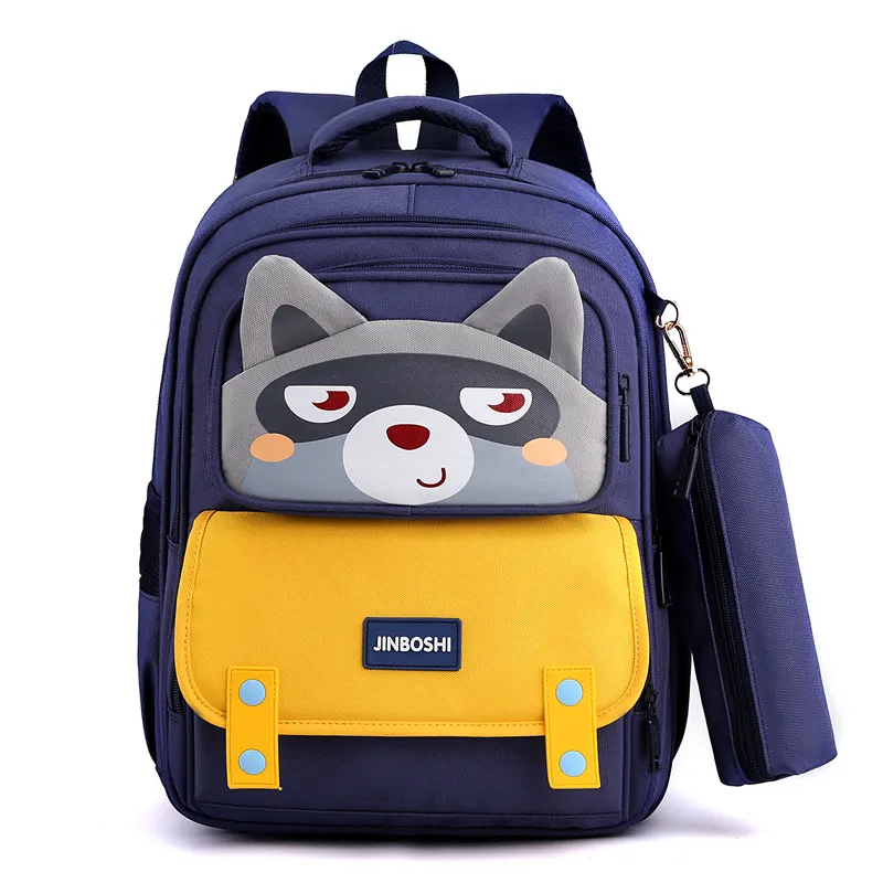 Kids Cartoon School Bags Custom Children's Bookbags Animal Pattern Fashion for Teen Girl Boy Day Backpack + Pencil Case