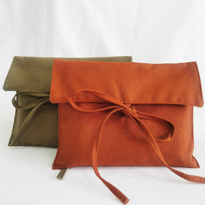 Sac d'emballage en coton biologique écologique pour <span class=keywords><strong>vêtements</strong></span>, sac à main, sac en coton naturel avec logo personnalisé imprimé, pochette en coton muslin anti-poussière - Product Image 2