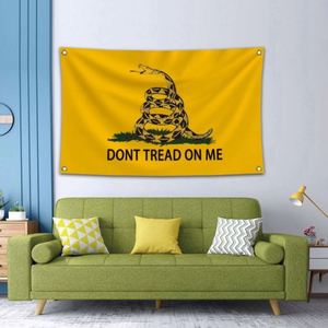 ธงผ้าโพลีเอสเตอร์ 100D คุณภาพพรีเมียม ขนาด 3x5 ฟุต (90x150 ซม.) ขายส่ง ธง "อย่าเหยียบฉัน" - Product Image 6