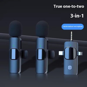 3-in-1 Wireless USB <strong>Microphone</strong> Clip for Recording Interview <strong>Vlogs</strong> YouTube TikTok Computer <strong>Android</strong> iPhone Portable Lavalier Mic - Product Image 3