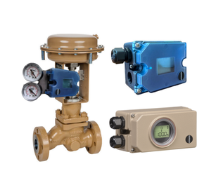 วาล์วควบคุมลมแบบลูกโลกสแตนเลส 3725 Electro Pneumatic Cashco 2296HF สำหรับแก๊ส - Product Image 1
