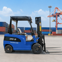 Chariot élévateur électrique 2 tonnes, batterie lithium, moteur AC, mât triplex, pneus pleins, certifié CE ISO, transpalette d'entrepôt