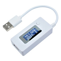 Medidor de Capacidad de Carga LCD USB, Voltímetro/Amperímetro, Multímetro, Prueba la Velocidad de Carga de Cables y Baterías, Nuevo
