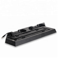 SYYTECH Support de charge multifonctionnel pour console de jeu avec ventilateur de refroidissement pour PlayStation 4 PS4 Slim Accessoires de jeu
