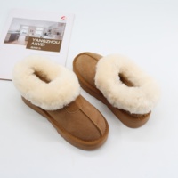 Bottes pour filles antidérapantes, imperméables, en daim synthétique, doublure en peluche, recyclables, tendance 2024, plateforme mi-mollet, bottes de neige chaudes