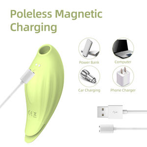 Jolly Space, superventas, masturbador de punto G para mujer, vibrador estimulante de pezón de succión del clítoris, 5 + 10 frecuencias, recargable por USB - Product Image 6