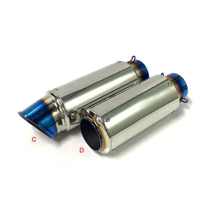 Universal Racing Silencer Escape 38mm/51mm Scooter Exhaust Muffler for Suzuki Raider R150 LC150 Y15ZR Sniper 150 MSKING150 EXCIT