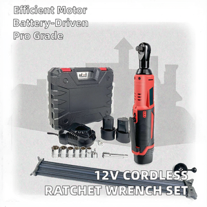 <span class=keywords><strong>Clé</strong></span> <span class=keywords><strong>à</strong></span> cliquet sans fil alimentée par batterie au lithium 12V <span class=keywords><strong>à</strong></span> charge rapide, prise en charge par l'usine OEM, clés <span class=keywords><strong>à</strong></span> chocs <span class=keywords><strong>de</strong></span> qualité industrielle - Product Image 2