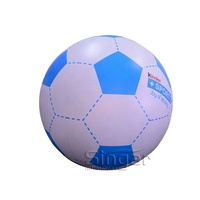 Grand ballon de football gonflable en PVC pour terrain de jeu, plage et événements sportifs