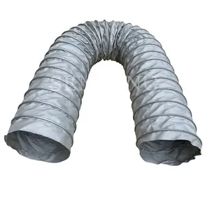 Heavy Duty 350mm Fiber Glass Material Heating Air Exhaust Ducting