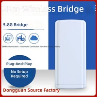 Pont sans fil 58G 8881CS02 pour la mise en réseau des ascenseurs et la transmission vidéo point à point de vidéosurveillance 450 Mbps Couverture 2000 m
