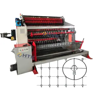 Di alta qualità filo recinzione campo recinzione 8ft nodo fisso filo di cervo recinzione macchina