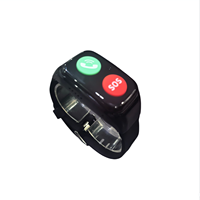 Pulsera Inteligente 4G LTE con Botón SOS Grande para Niños y Adultos Mayores, Llamadas Bidireccionales, Detección de Caídas, Rastreador GPS, Geolocalización