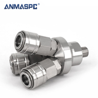 SS304 C Type SMV/SMY Many Way Raccord droit en acier inoxydable Coupleur rapide pneumatique Push In Tuyau d'air Connecteur à dégagement rapide