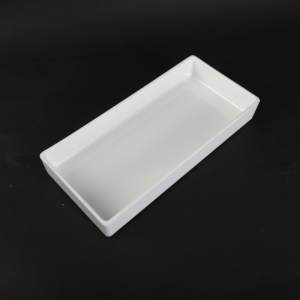 Plats <span class=keywords><strong>de</strong></span> service rectangulaires en mélamine blancs pour barbecue en libre-service, plats <span class=keywords><strong>de</strong></span> présentation pour plats froids, plats pour <span class=keywords><strong>viande</strong></span> marinée, assiettes profondes, vente en gros - Product Image 3