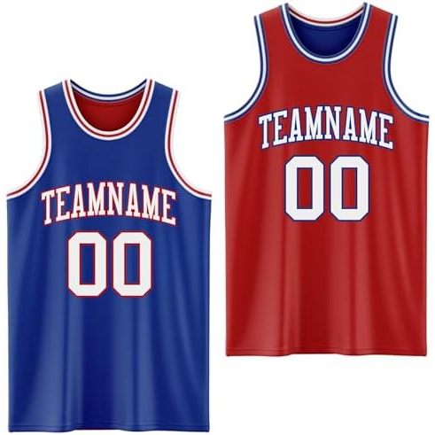 Royal Blue-red White