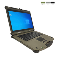 Ordinateur portable industriel robuste à écran tactile de 14 pouces en alliage de magnésium, processeur Core i7, 4 Go de RAM, pour l'acquisition de données sur site