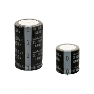560 uF BL ตัวเก็บประจุแบบสแนปแบบบล็อกผ่านรู LGA2W561MELB50แบบดั้งเดิม - Product Image 1