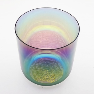 Set di 7 Ciotole per Meditazione Zen in Quarzo Luminoso Personalizzabili di Mountain Rain, con Martello in Camoscio per Guarigione Sonora e <span class=keywords><strong>Pace</strong></span> Interiore - Product Image 6