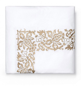 Juego de Ropa de Cama Deeda de Lujo, 100% Algodón Satén <span class=keywords><strong>Blanco</strong></span>, Bordado de 5 Estrellas, 4 Piezas, Tamaño Queen, para Hogar u Hotel - Product Image 2