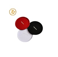 Boîte ronde en papier de 83 mm de diamètre, boîte en fer blanc avec couvercle amovible pour tirelire en fer blanc