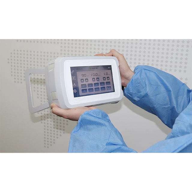 Veterinary 90KV 10mA Xray Low Radiation & Portable Digital Radiography Machine Handheld DR X-Ray with Built-in PC