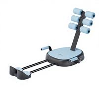 Appareil multifonctionnel pliable en acier et PU pour abdominaux, aide à la musculation et à la mise en forme du corps