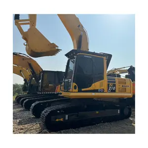 Tình trạng hoàn hảo động cơ ban đầu 21ton KOMATSU thứ hai tay máy xúc sử dụng giá máy cho xây dựng KOMATSU PC210