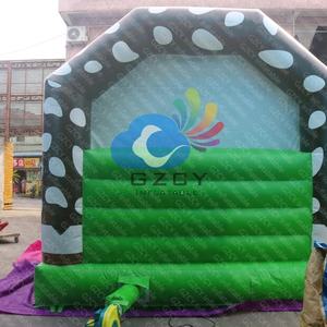 Château <span class=keywords><strong>gonflable</strong></span> ferme animale avec toit, aire de jeux pour enfants et tout-petits, usage commercial - Product Image 2