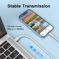 Cable de Silicona Tipo C 3A de Fábrica UNIEAN, Cables de Datos USB 2.0 de Tipo A a Tipo C, Cable de Carga Rápida USB de 5v2.4a para iPhone
