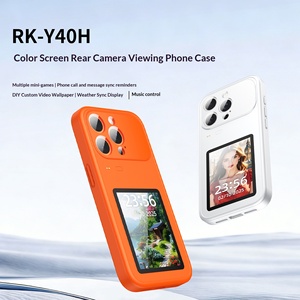 เคสโทรศัพท์มือถือหน้าจอสีสำหรับ iPhone 13 14 15 16 17 <span class=keywords><strong>Pro</strong></span> <span class=keywords><strong>Max</strong></span> 17 Air Ai - Product Image 2