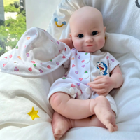 Poupée réaliste en silicone solide de 16 pouces, corps entier, pour l'entraînement parental, la guérison et comme cadeau apaisant