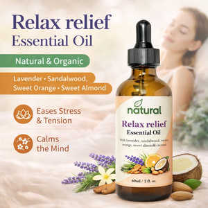 Diffuseur d'huiles essentielles 100% naturelles et biologiques, mélange d'aromathérapie à la lavande et au bois de santal <span class=keywords><strong>pour</strong></span> la relaxation, le soulagement du stress et l'amélioration du sommeil - Product Image 1