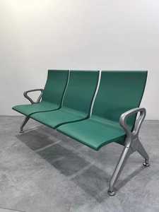 Banc d'attente moderne 3 places avec structure métallique pour aéroports, écoles, ateliers et salles d'attente d'hôpitaux - Product Image 3