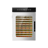 De nieuwste, vergrote 12-laags gedroogde-fruitmachine met touchscreen en grote capaciteit, geschikt voor huishoudelijk en commercieel gebruik.