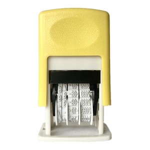 Tùy Chỉnh Pháp Tem Đức Tiếng Anh Ngày Tự Mực Dấu Cá Nhân Số Biểu Tượng Cán Bánh Xe Cao Su Ngày <span class=keywords><strong>Stamper</strong></span> - Product Image 4