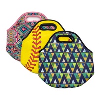 Sac à lunch personnalisé pour enfants avec logo, mini sac isotherme, sac isotherme personnalisé avec logo imprimé, sac à lunch isotherme pour femme à motif floral