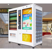 Máquina Expendedora de Bebidas Frías con Control de Temperatura de Doble Zona, Disponible y Lista para Envío
